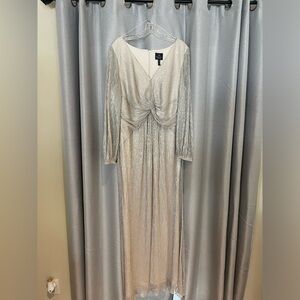 Adrianna papell mother of the bride gold dress size 16